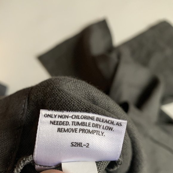Eileen Fisher 100% Linen Pants Gray Comfort Casual Lightweight Size 10 - Picture 7 of 7